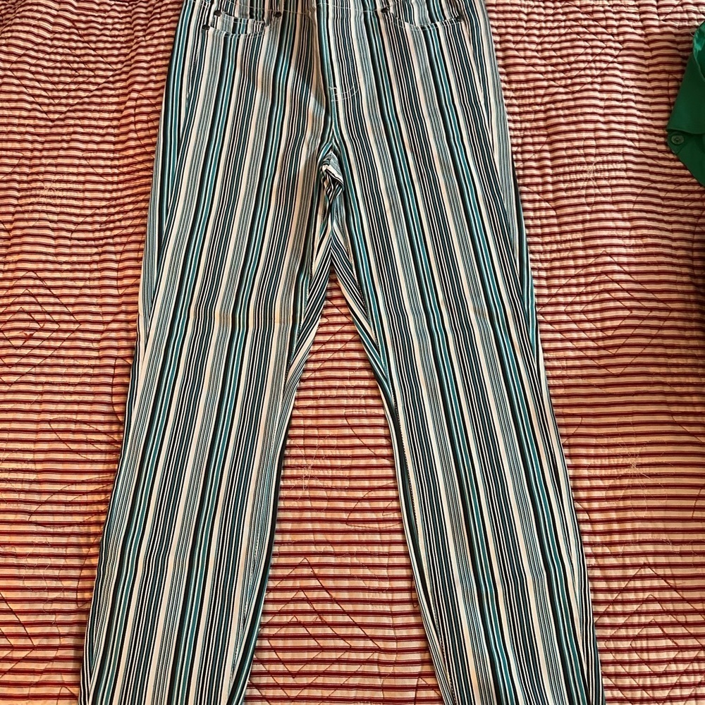 Liverpool Blue and White Striped Leggings